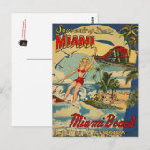  Miami Beach, Florida, VS - Briefkaart (Voorkant / Achterkant)