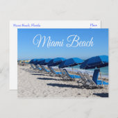 Miami Beach Florida - VS Briefkaart (Voorkant / Achterkant)