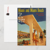  Miami Beach, Florida, VS - Briefkaart (Voorkant / Achterkant)