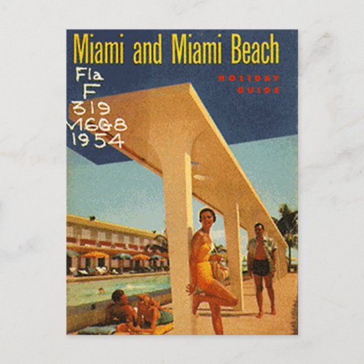  Miami Beach, Florida, VS - Briefkaart (Voorkant)
