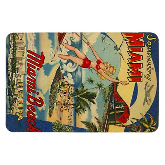 Miami Beach, Florida, VS - Magneet (Horizontaal)