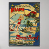  Miami Beach, Florida, VS - Poster (Voorkant)