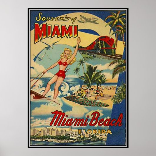  Miami Beach, Florida, VS - Poster (Voorkant)