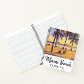 Miami Beach Florida  Waterverf Art Notitieboek (Binnen)