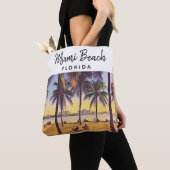 Miami Beach Florida  Waterverf Art Tote Bag (Dichtbij)