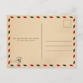 Miami Beach Florida Zand Tropische palmbladeren Briefkaart (Achterkant)