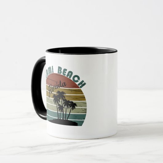 Miami Beach Florida  zonsondergang Mok (Voorkant links)