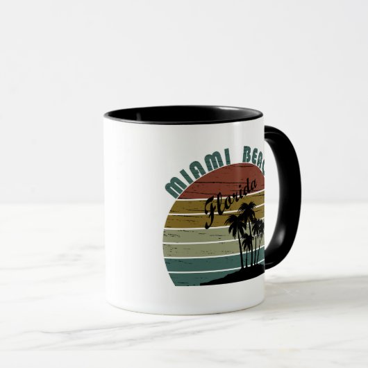 Miami Beach Florida  zonsondergang Mok (Voorkant rechts)