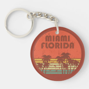 Miami Beach Florida  zonsondergang Sleutelhanger