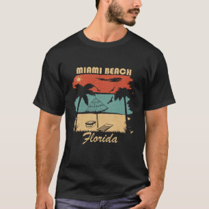Miami Beach Florida  zonsondergang T-shirt