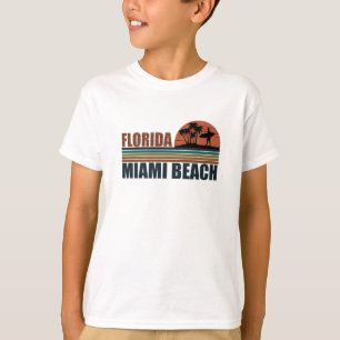 Miami Beach Florida  zonsondergang T-shirt
