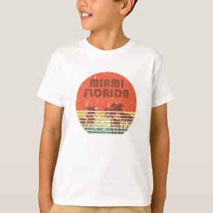 Miami Beach Florida  zonsondergang T-shirt