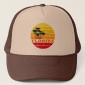 Miami Beach Florida  zonsondergang Trucker Pet (Voorkant)