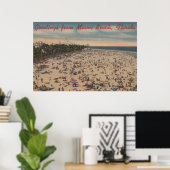 Miami Beach, FloridaGreetings fromMiami, FL Poster (Thuiskantoor)