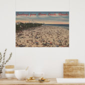 Miami Beach, FloridaGreetings fromMiami, FL Poster (Keuken)