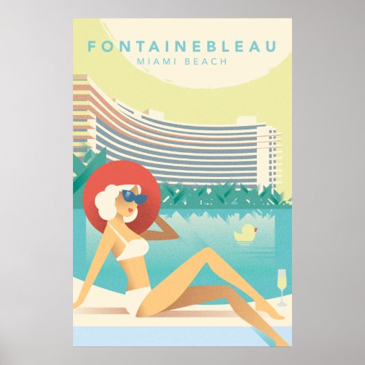 Miami Beach | Fontainbleau Poster (Voorkant)
