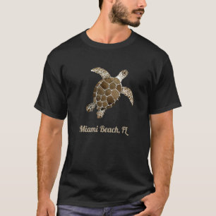 Miami Beach FSL Marine Biology Save the Zee Turtle T-shirt