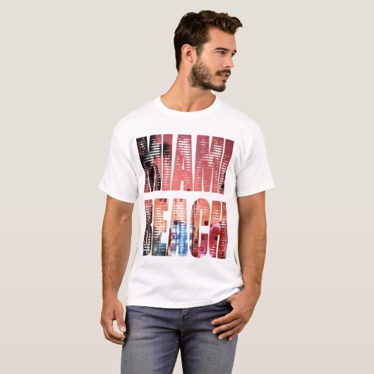 miami beach fun t-shirt (Voorkant volledig)