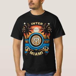 Miami Beach Futbol Vibes: Vier Inter Miami FC T-shirt