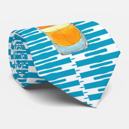 Miami Beach  geïnspireerd Stropdas (Opgerold)