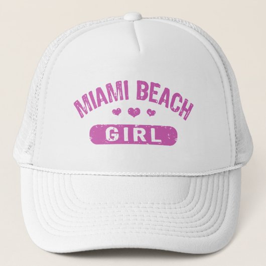 Miami Beach Girl Trucker Pet (Voorkant)