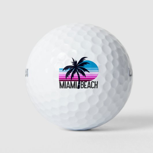 Miami Beach Golfballen (Voorkant)