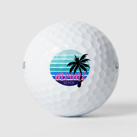 Miami Beach Golfballen (Voorkant)
