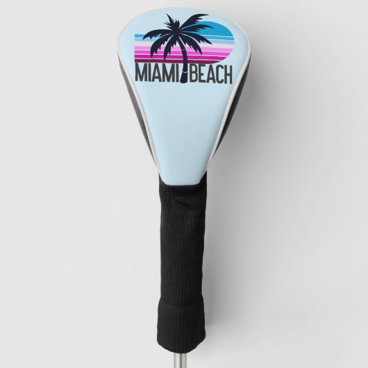 Miami Beach Golfheadcover (Voorkant)