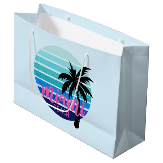 Miami Beach Groot Cadeauzakje (Voorkant Gekanteld)