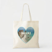 Miami Beach Heart Budget Tas (Voorkant)