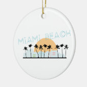 Miami Beach Keramisch Ornament (Links)
