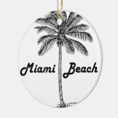 Miami Beach Keramisch Ornament (Links)