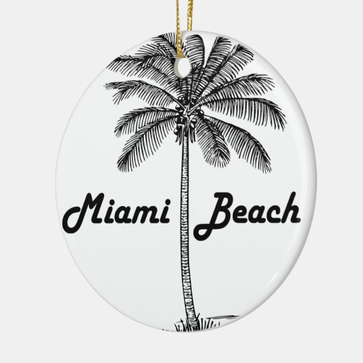 Miami Beach Keramisch Ornament (Links)