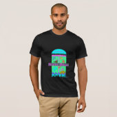Miami Beach (liefde) Art Deco T-shirt (Voorkant volledig)