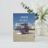 Miami Beach Lifeguard Ocean Patrol #02 Briefkaart (Staand voorkant)