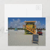 Miami Beach Lifeguard Ocean Patrol #04 Briefkaart (Voorkant / Achterkant)