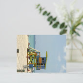 Miami Beach Lifeguard Shack Briefkaart (Staand voorkant)