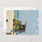Miami Beach Lifeguard Shack Briefkaart (Voorkant / Achterkant)
