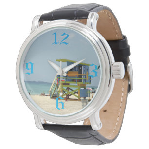 Miami Beach Lifeguard Shack Horloge
