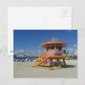 Miami Beach Lifeguards Beach Patrol #01 Briefkaart (Voorkant / Achterkant)