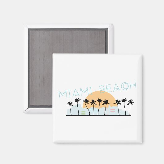 Miami Beach Magneet (Voorkant / Achterkant)
