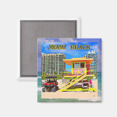 Miami Beach Magneet 10B (Voorkant / Achterkant)