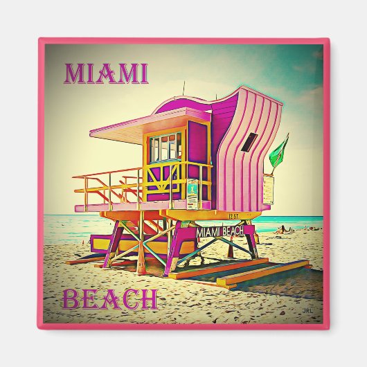 Miami Beach Magneet 12A (Voorkant)