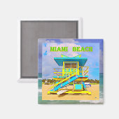 Miami Beach magneet 2B (Voorkant / Achterkant)