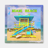 Miami Beach magneet 2B (Voorkant)