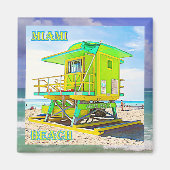 Miami Beach magneet 6B (Voorkant)