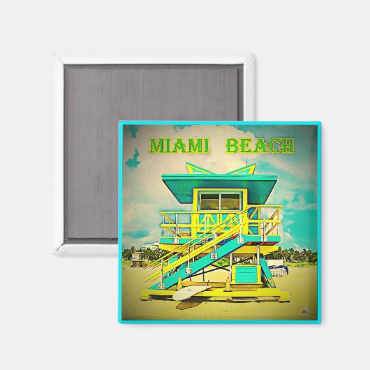 Miami Beach Magnet 2A (Voorkant / Achterkant)