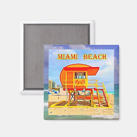 Miami Beach Magnet 3B (Voorkant / Achterkant)