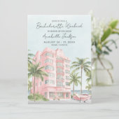 Miami Beach Meisjesuitje Kaart (Staand voorkant)