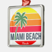 Miami Beach Metalen Ornament (Links)